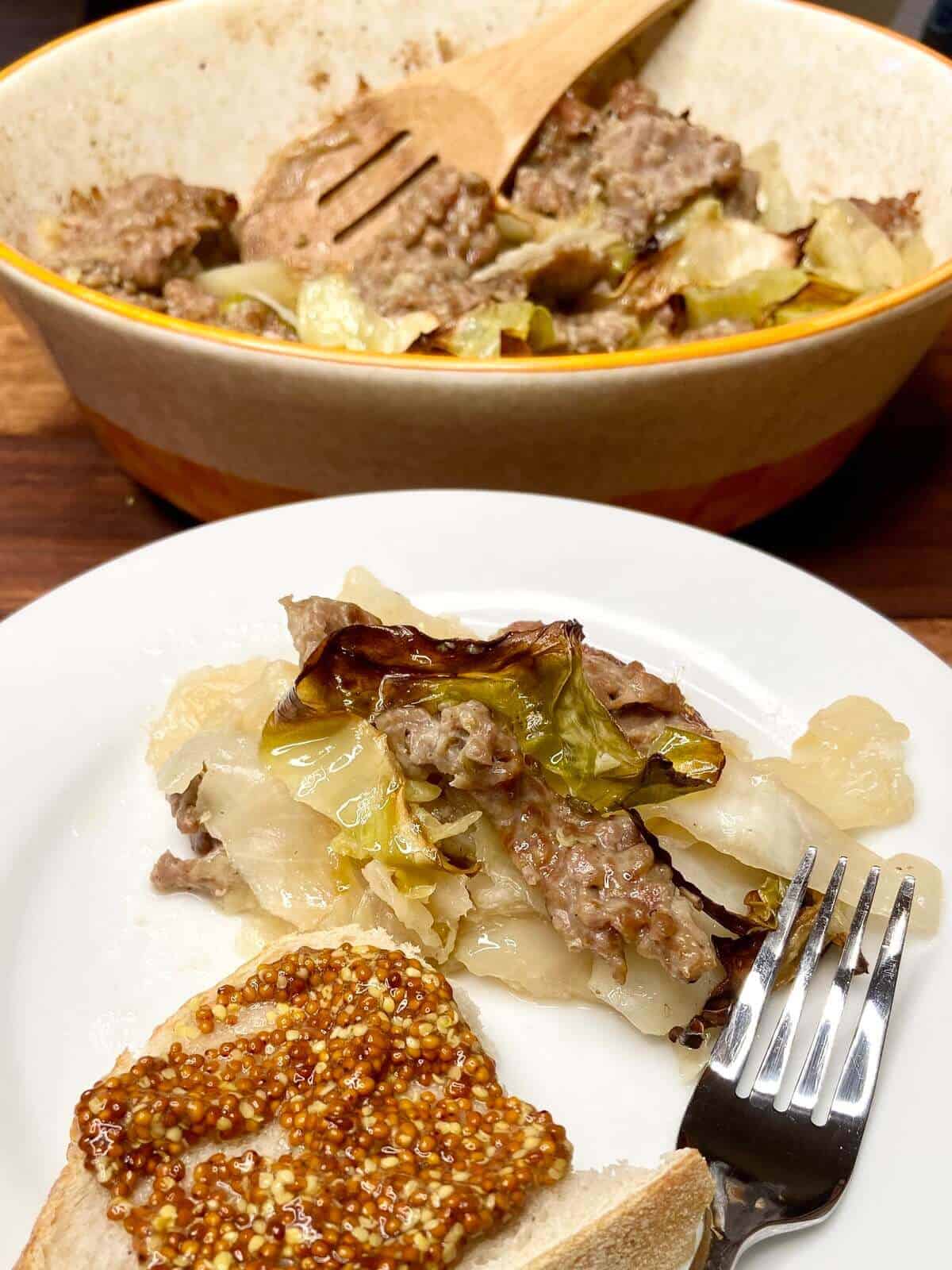 Cabbage and Sausage Casserole Recipe (Photo by Viana Boenzli)